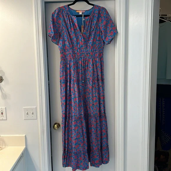 NWT Briton Court SIZE medium Willow Maxi Dress | Strawberries - Picture 7 of 7